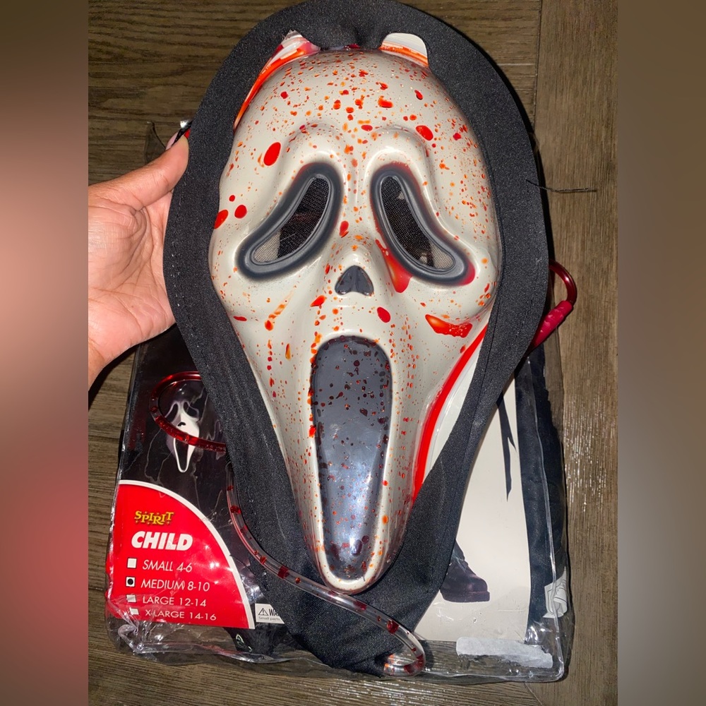 kid ghost face costume